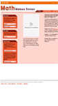 Mobile Screenshot of mathmakessense.ca